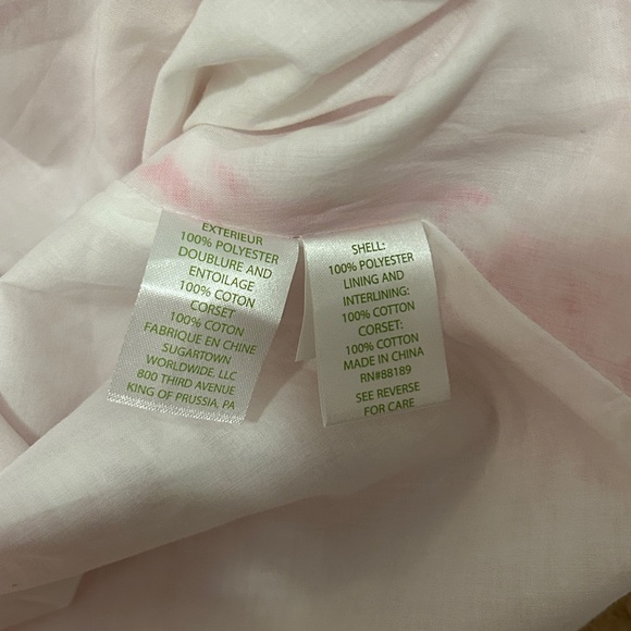 Lilly Pulitzer Sienna Strapless Dress Resort White Caliente Size 6 - Picture 10 of 10